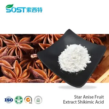 Star Anise Fruit Extract Shikimic Acid 98%