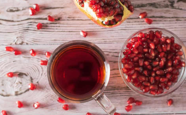 pomegranate peel juice